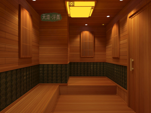红雪松家用汗蒸房图