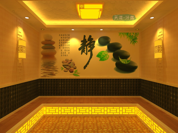 家用汗蒸房效果图