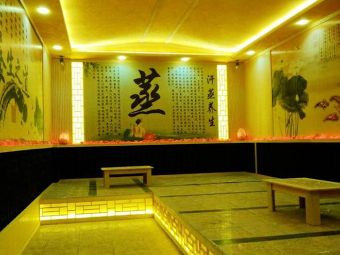 电气石汗蒸房家用效果图