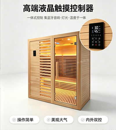 ​家用汗蒸房控制器是内置还是独立的？一体化电控设计说明